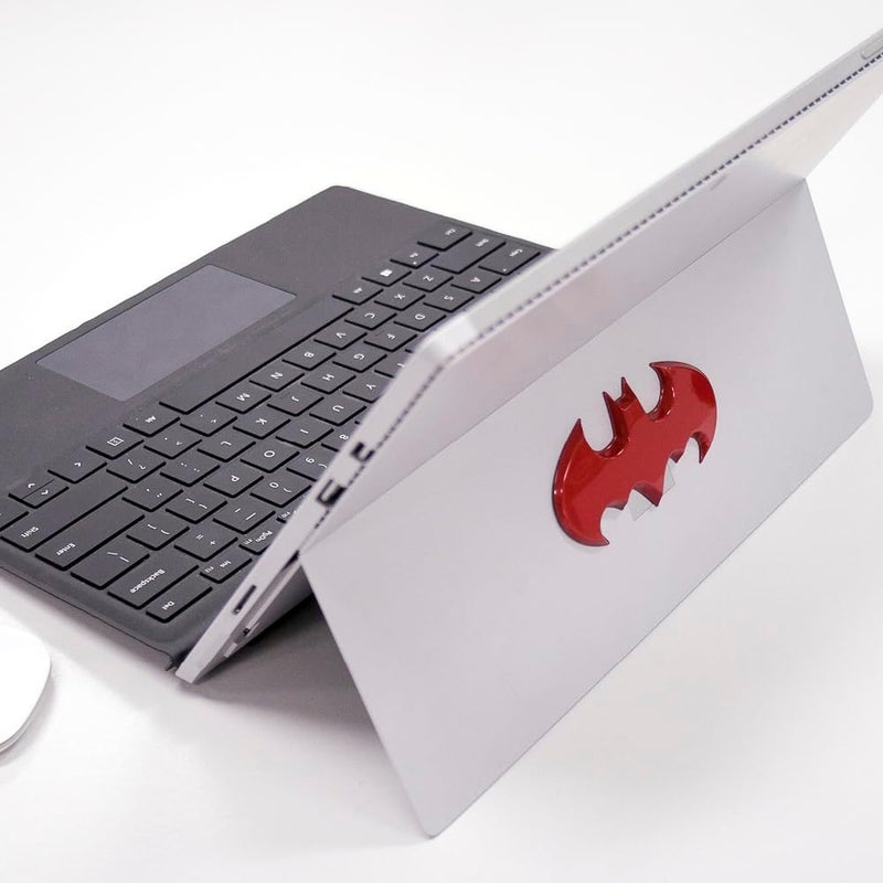Fan Emblems Batman 3D Car Badge - 1989 Batwing Logo (Red Chrome: 3.8 x 1.8 x 0.2 inches) - Image 5